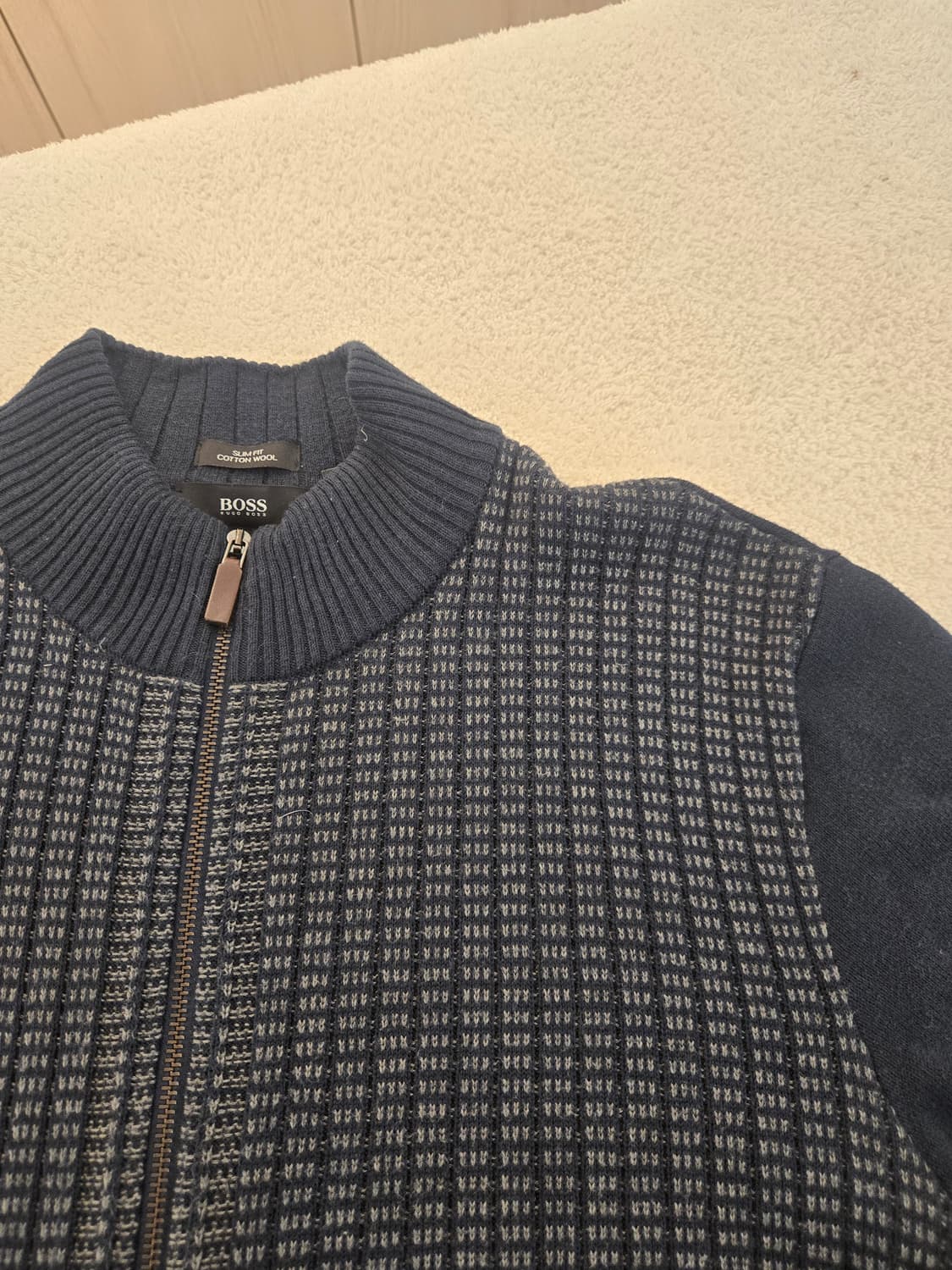 BOSS 남성 니트 집업 (아메카지 감성)가디건 S 상품이미지6