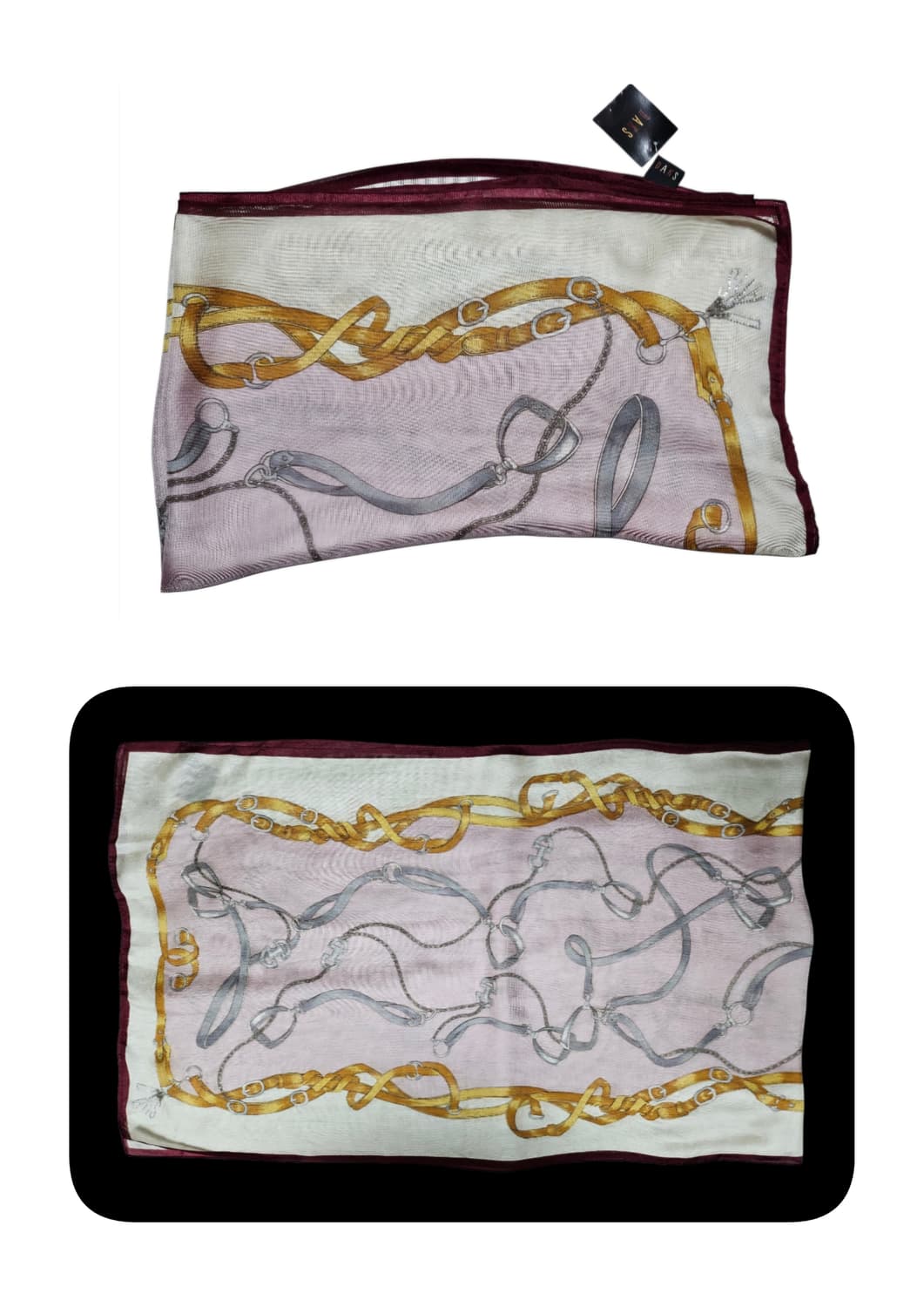 [정품/새상품] 닥스(DAKS) 100% 실크스카프(상태 최상/선물추천) 상품이미지9