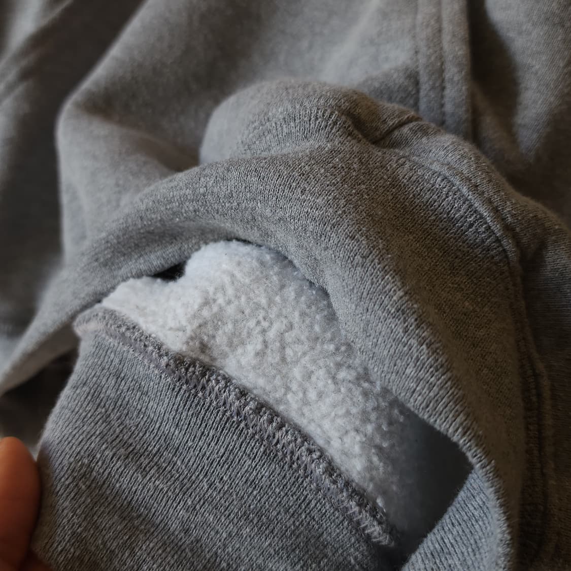 90s 러셀 후드 스웻셔츠 빈티지 레터링 그레이 상품이미지8