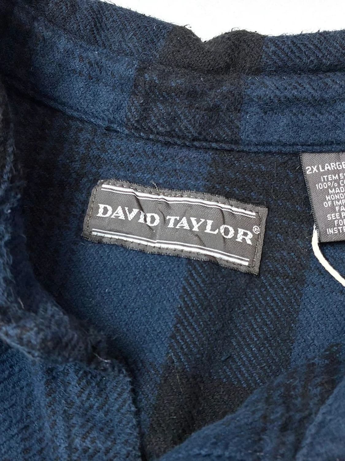 David Taylor 00s USA 플란넬 포켓 셔츠 PN5242 상품이미지5