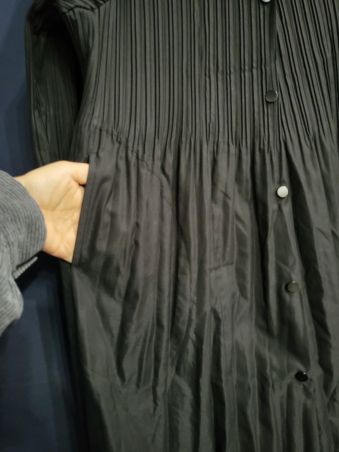 후드 플리츠 포코노천 자켓 상품이미지3