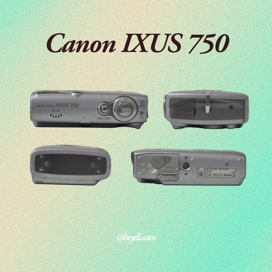  (아일릿 원희) 캐논 ixus750 IXY700 실버 상품이미지3