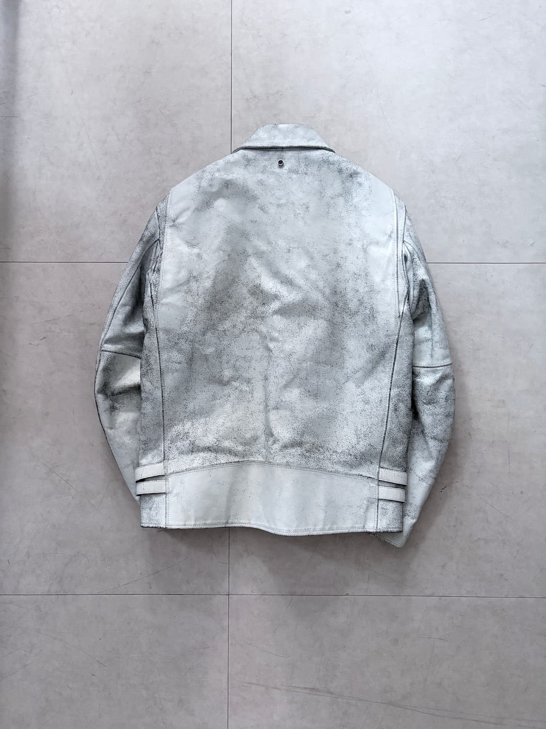 Y2K PPFM Distressed Leather Rider Jacket 상품이미지9