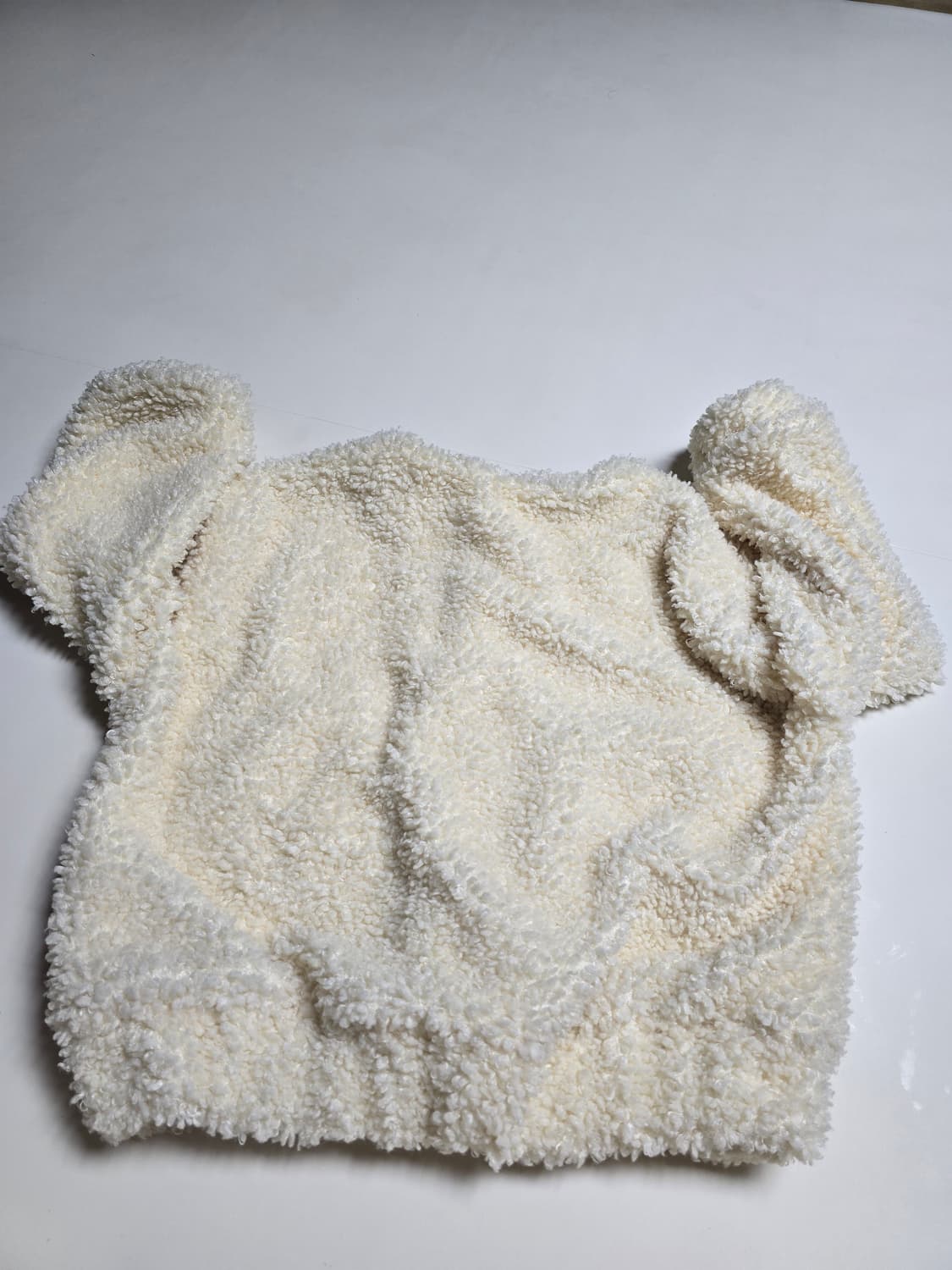 아이보리 부클/덤블 자켓 (프리사이즈) 상품이미지4