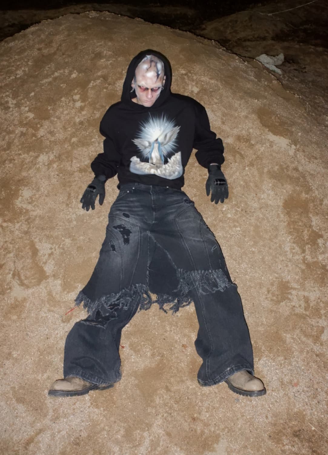 선데이오프클럽 블랙 레이어드 후드 2 상품이미지2