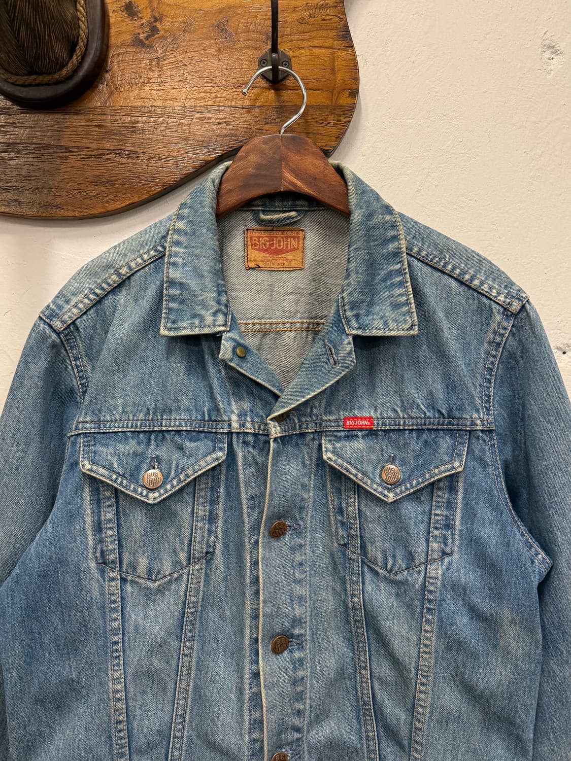 M) BIG JOHN Denim Trucker Jacket 상품이미지2