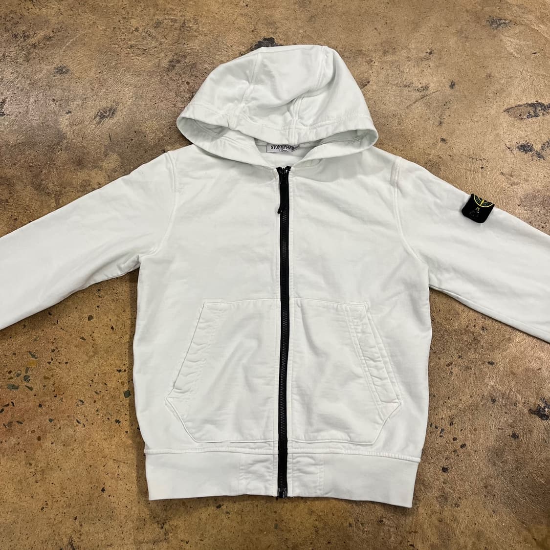 [정품] 스톤아일랜드 화이트 후드집업 b18 상품이미지3