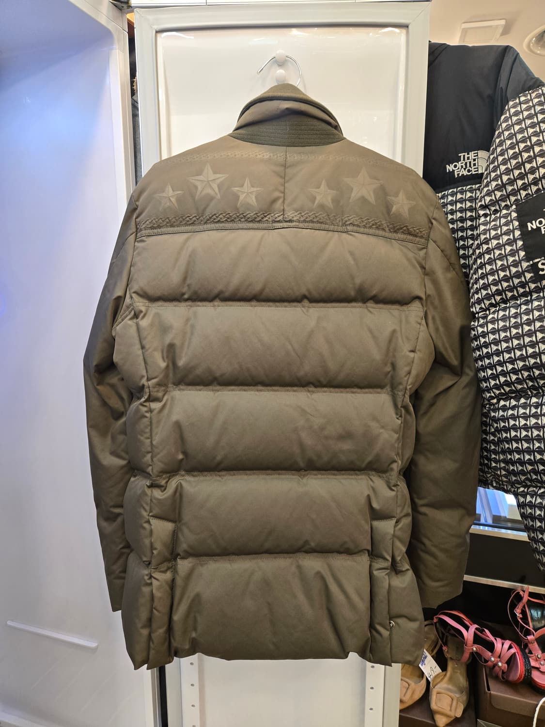 SYSTEM 남성 카키색 더블 브레스트 패딩 상품이미지2