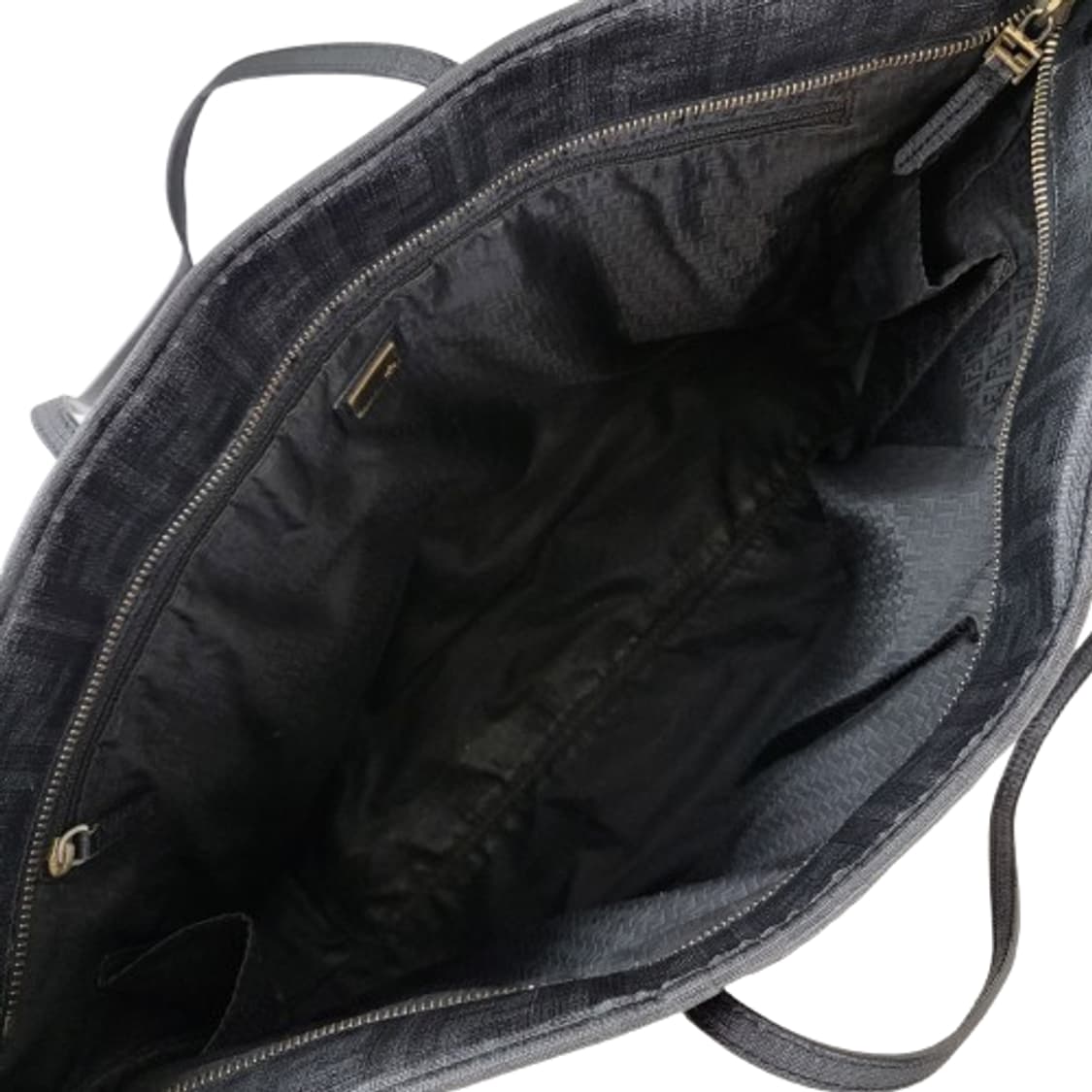 정품 펜디 주카 PVC 블랙 스티치 쇼퍼백 상품이미지10