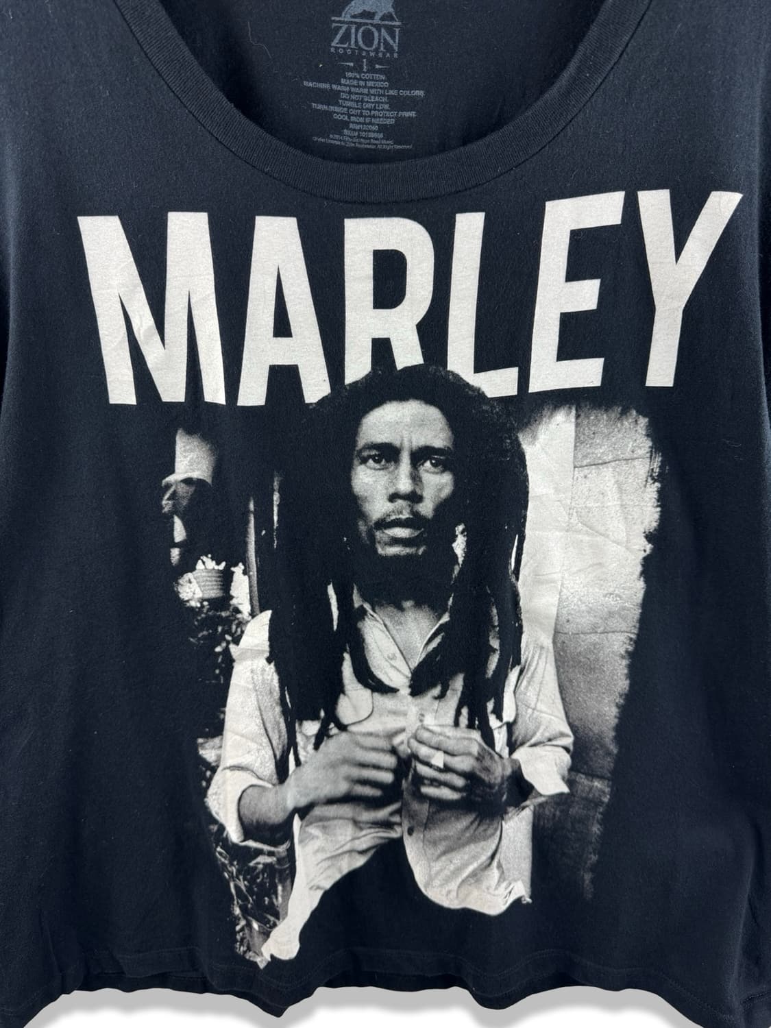 Bob Marley 그래픽 레게 티셔츠3251 상품이미지5