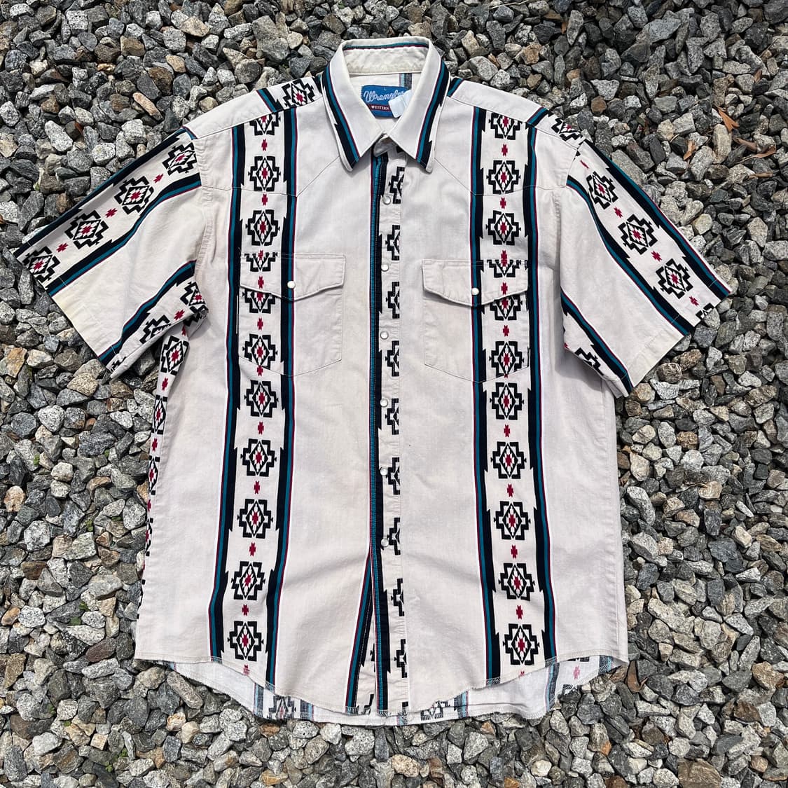 90s 랭글러(Wrangler) 빈티지 나바호 웨스턴 셔츠 (실측확인) 상품이미지1