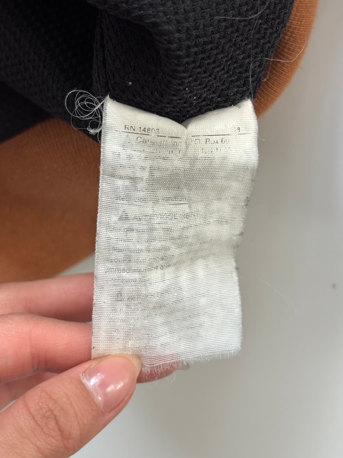 Carhartt 칼하트 써멀 된장 컬러 후드집업 상품이미지8