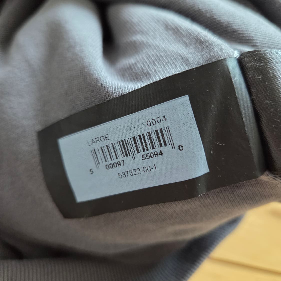 L 이지 후드집업 다크그레이146 상품이미지4