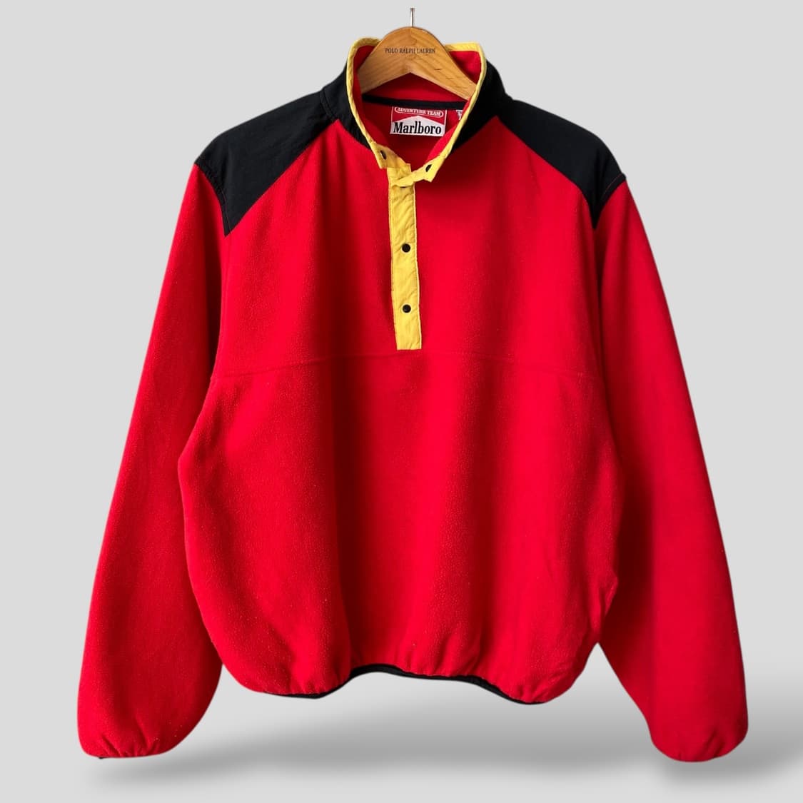 (L)90s Marlboro 말보로 후리스 스냅 풀오버 상품이미지1