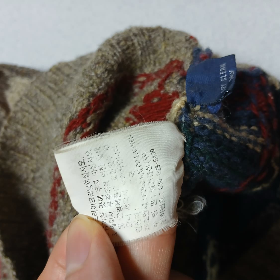 polo 폴로 랄프로렌 90s 일경물산 빈티지 니트 울 상품이미지10