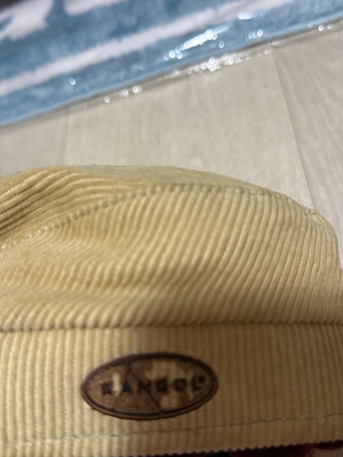 1996년 캉골 베이지 코듀로이 레논모자 - 레어템 상품이미지7