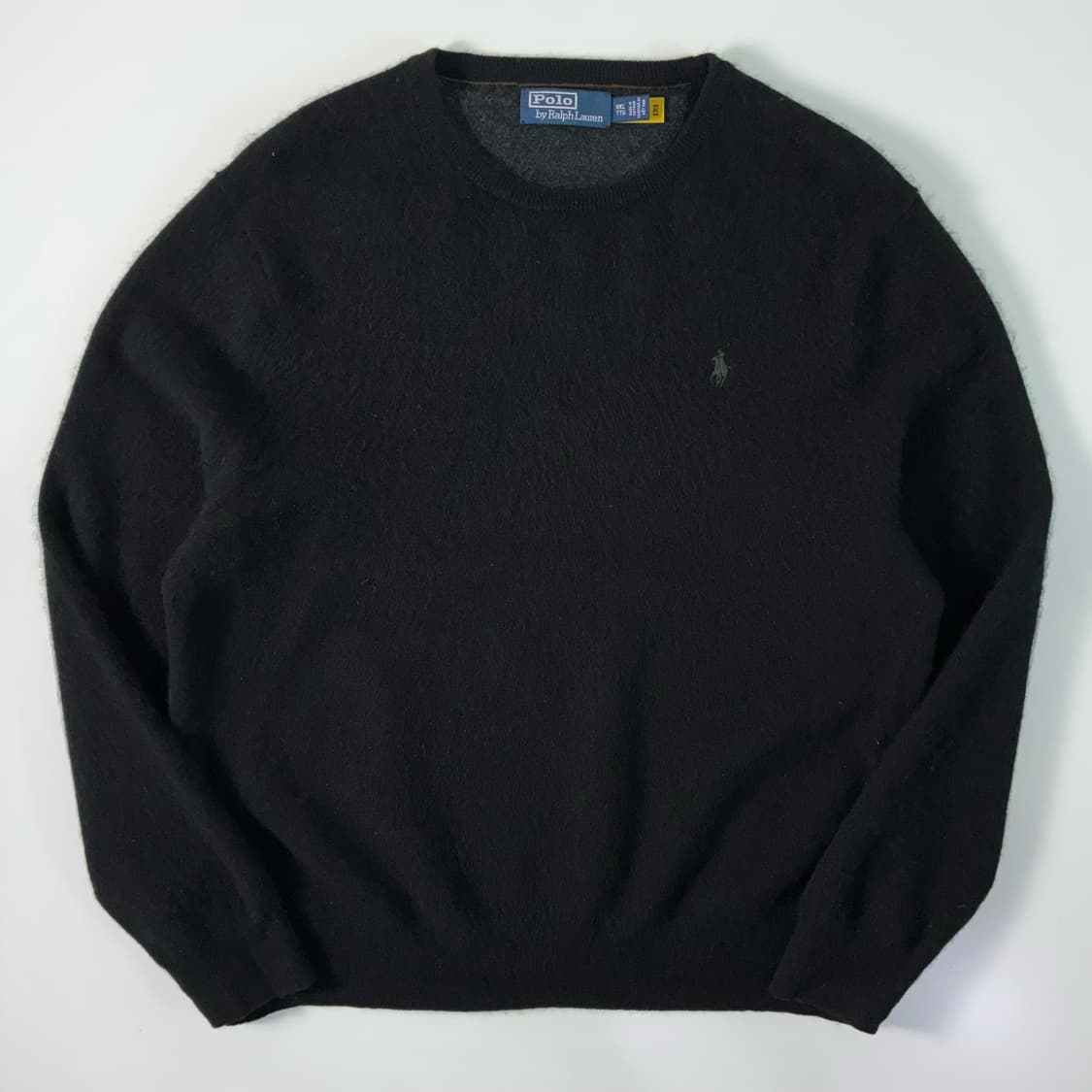 Polo  폴로 랄프로렌 신형 QR 자수 블랙 울니트 상품이미지1