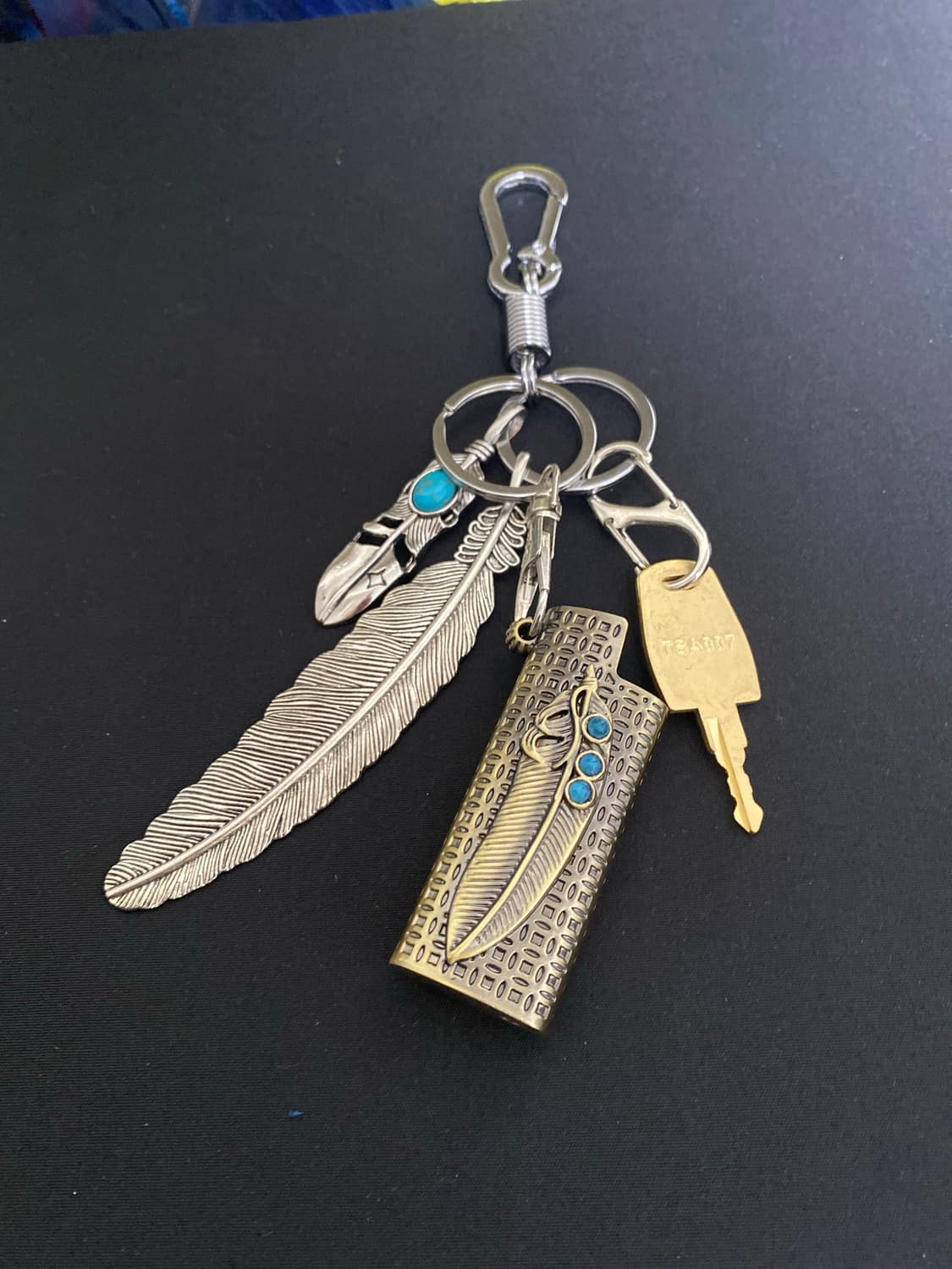 에스닉 깃털 키링 상품이미지4