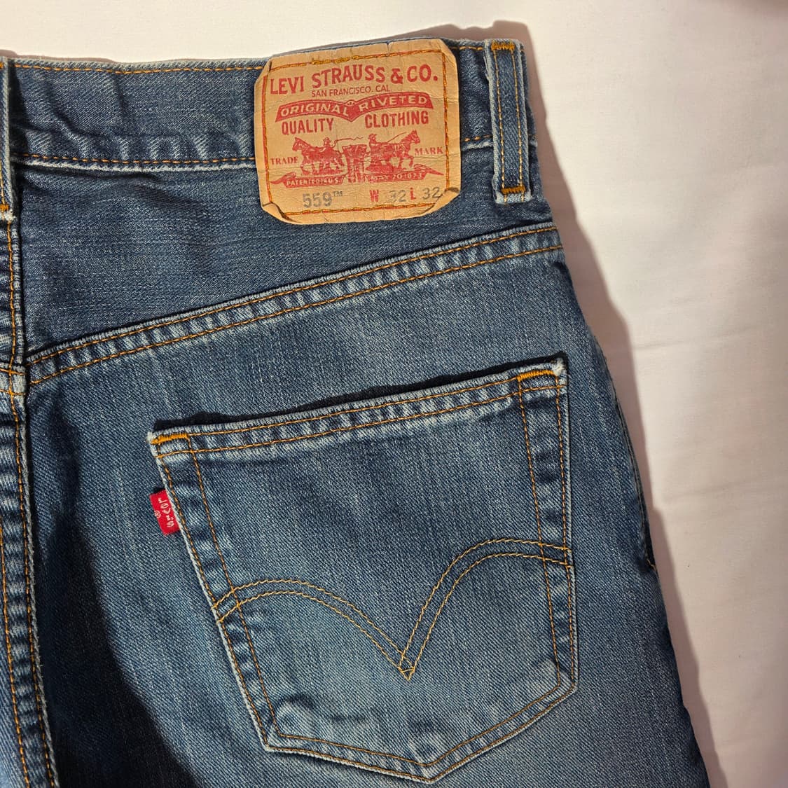 [W32L32]00's 리바이스 559 릴랙시드 스트레이트핏 데님 팬츠 상품이미지7