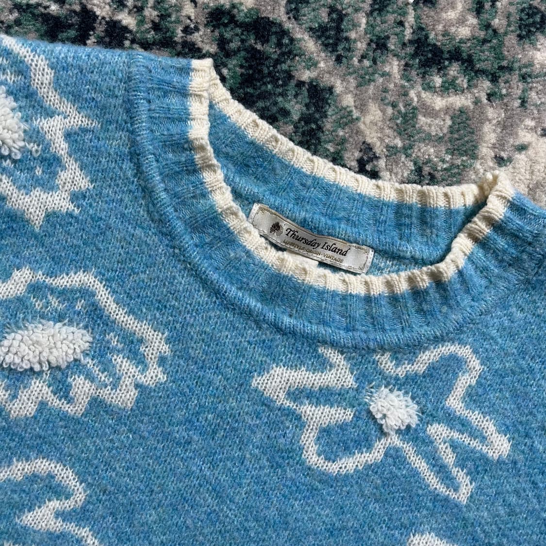 Thursday Island 써스데이 아일랜드 토드 셀비 자카드 니티 S 상품이미지4