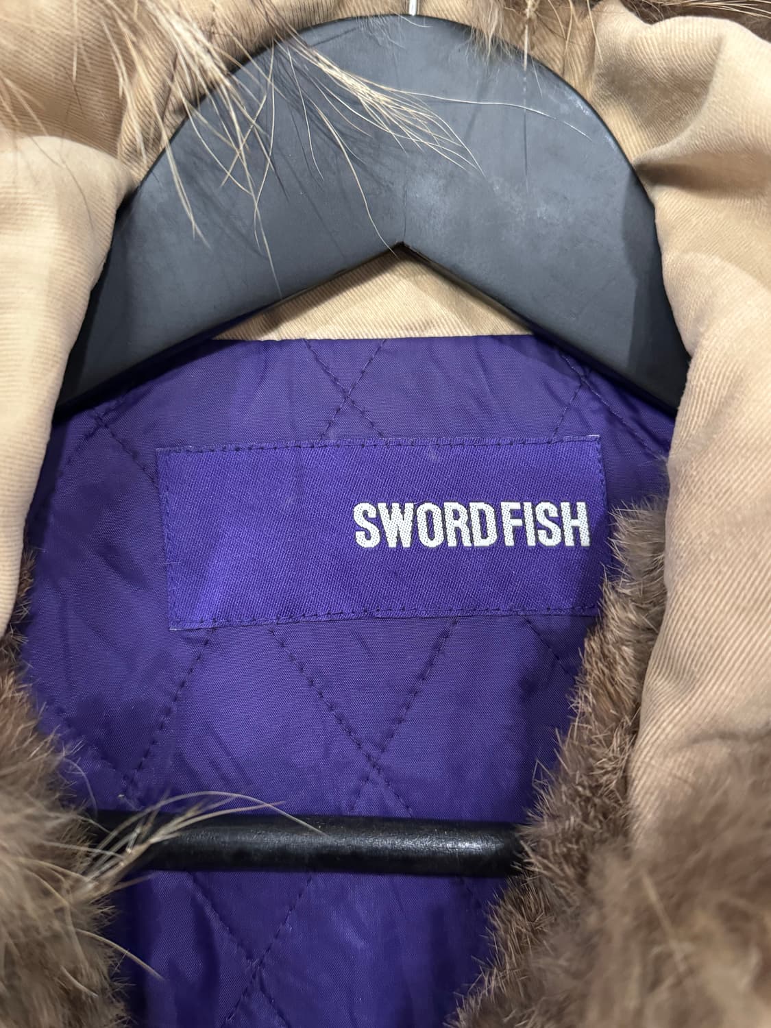 Swordfish 버클 벨티드 파이어맨 퍼 후드자켓 상품이미지5