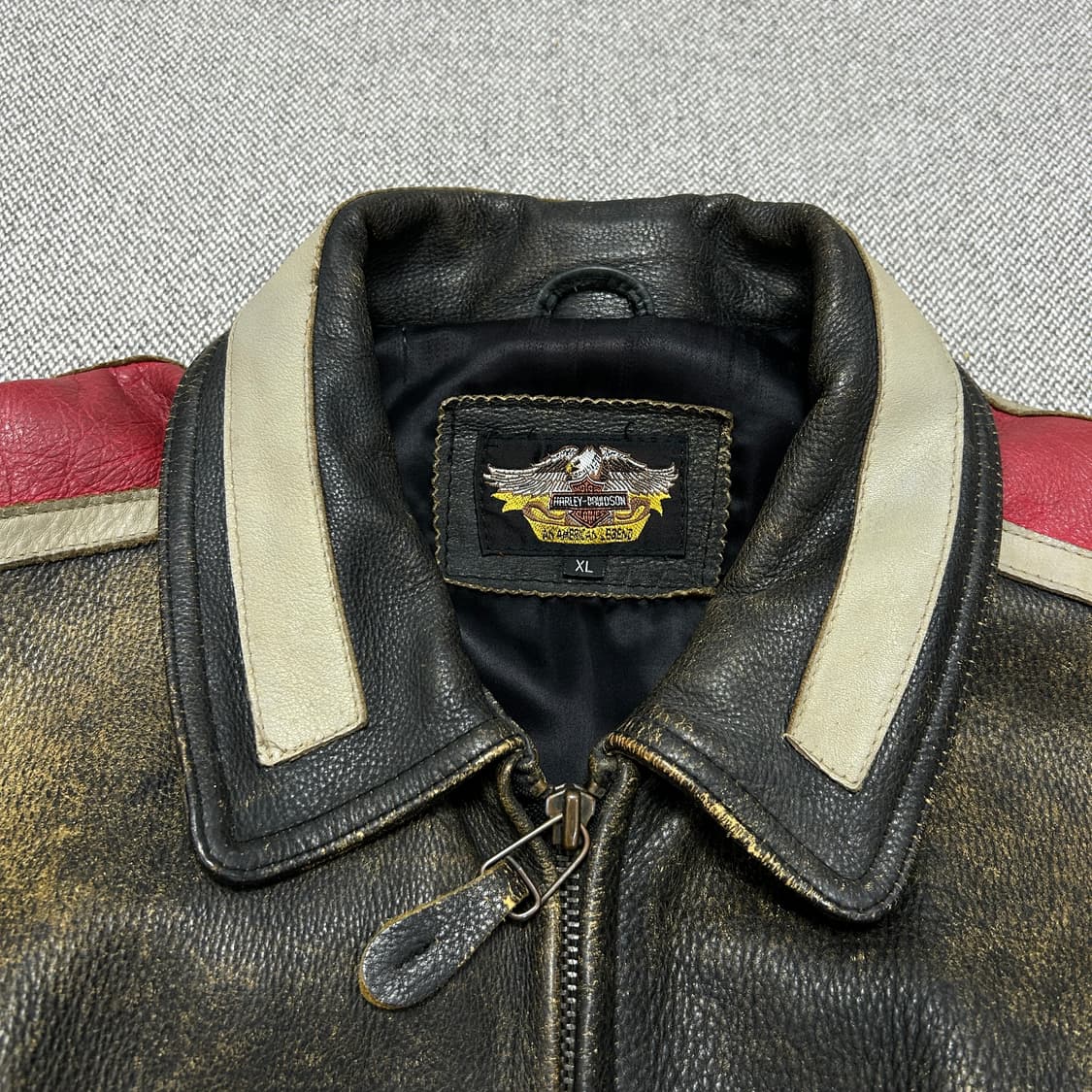 할리데이비슨 90s 빈티지 레더자켓(XL) 상품이미지6