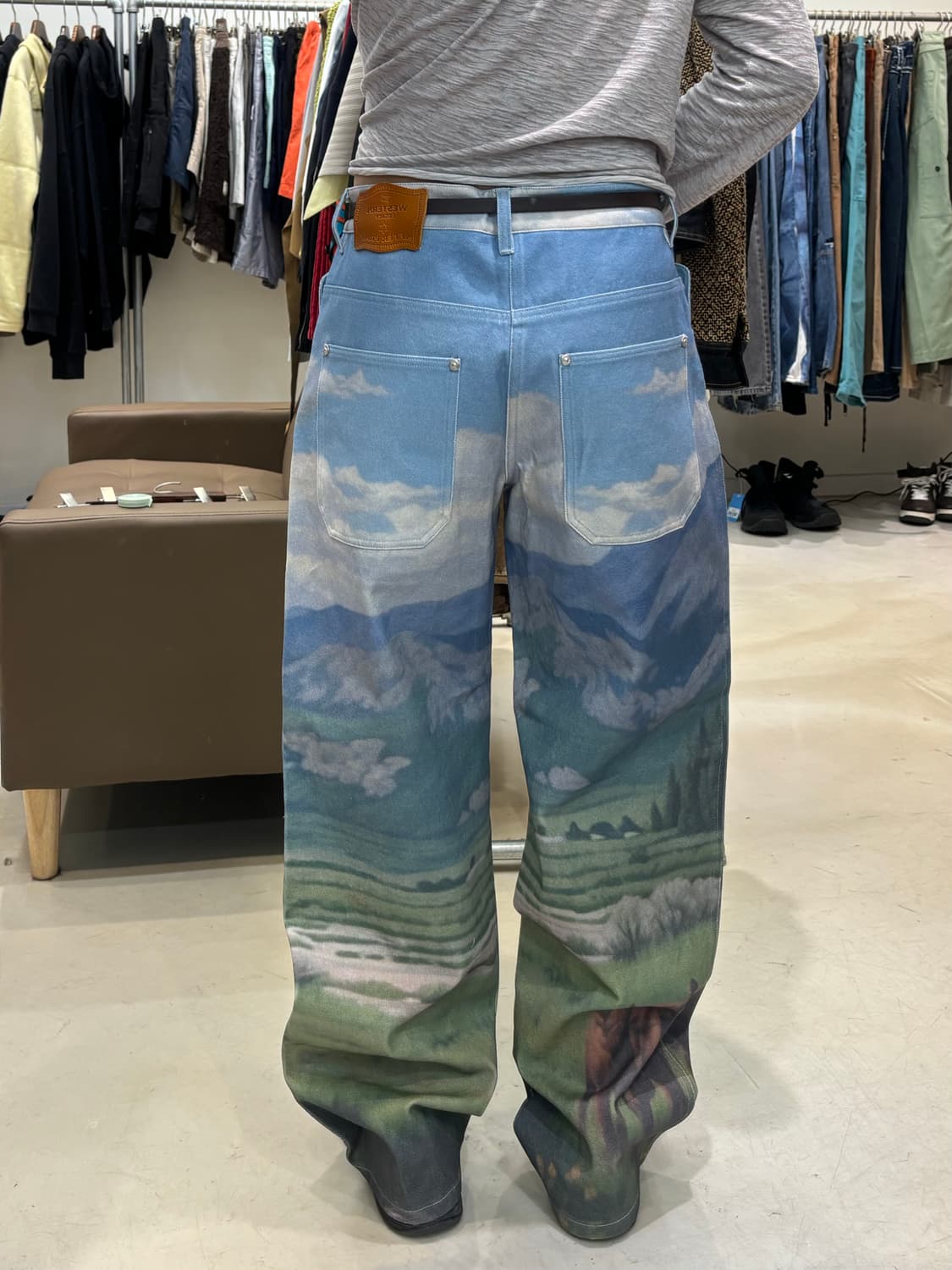 에프터프레이 카우보이 프린티드 팬츠 상품이미지5