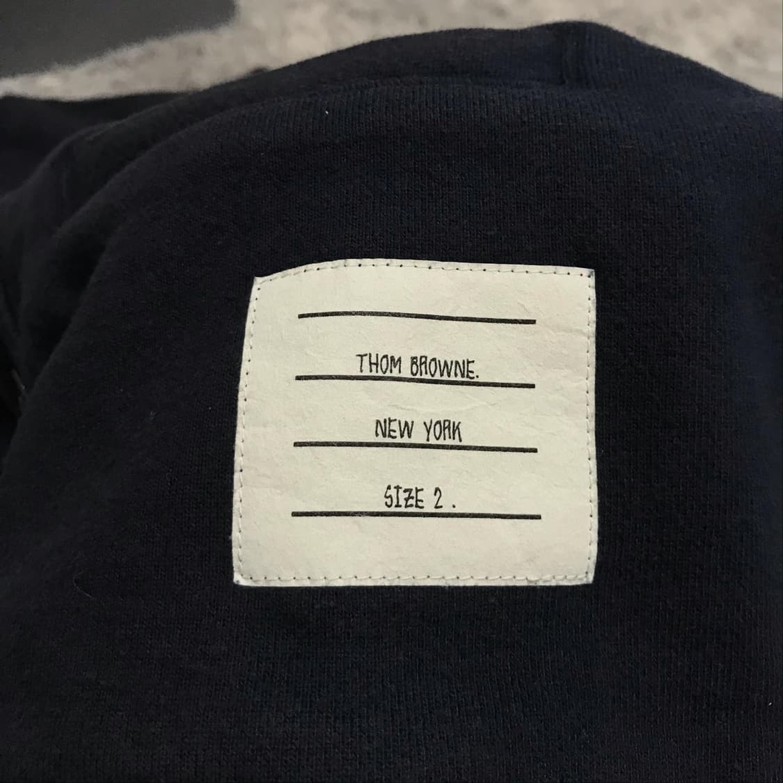 {클로젯}[2][22ss]톰브라운 코튼 사선완장 가디건 상품이미지5