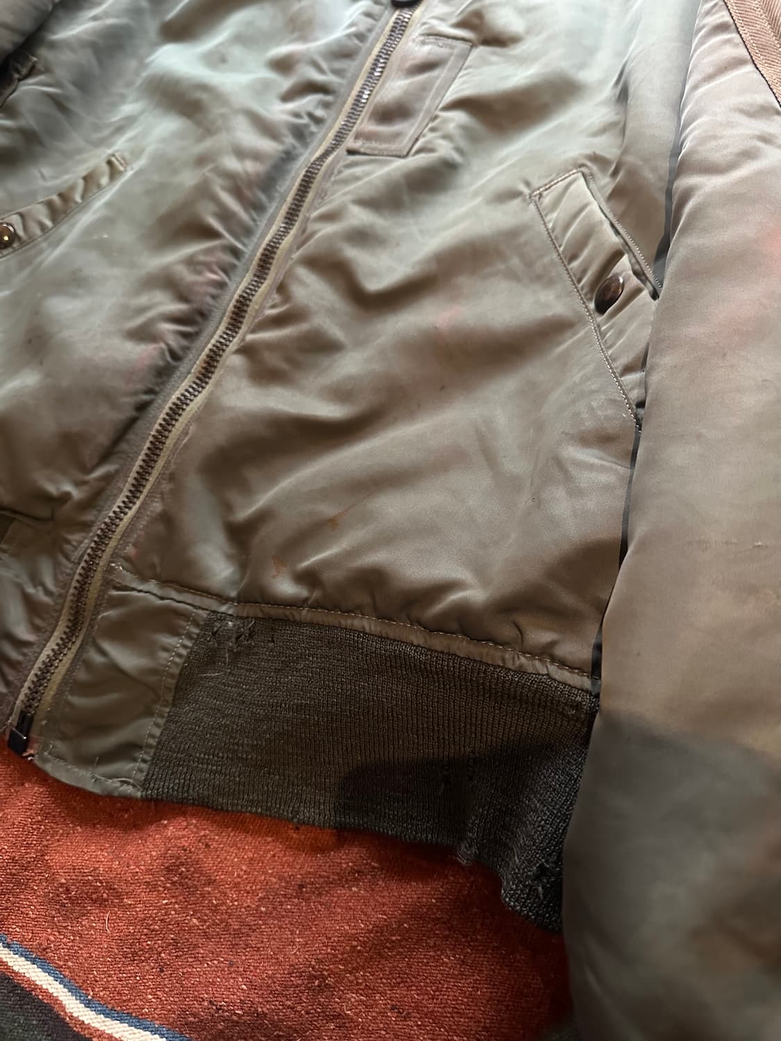 50s USA 스카이라인 8279 MA-1 봄버 자켓 상품이미지3