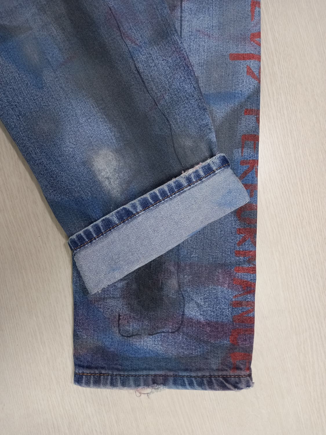 35 리바이스502 워싱 스판 슬림일자진 커스텀 35-260 상품이미지6