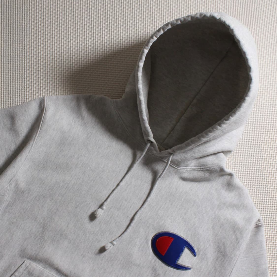 Champion 챔피온 기모 그레이 후드 티 상품이미지3