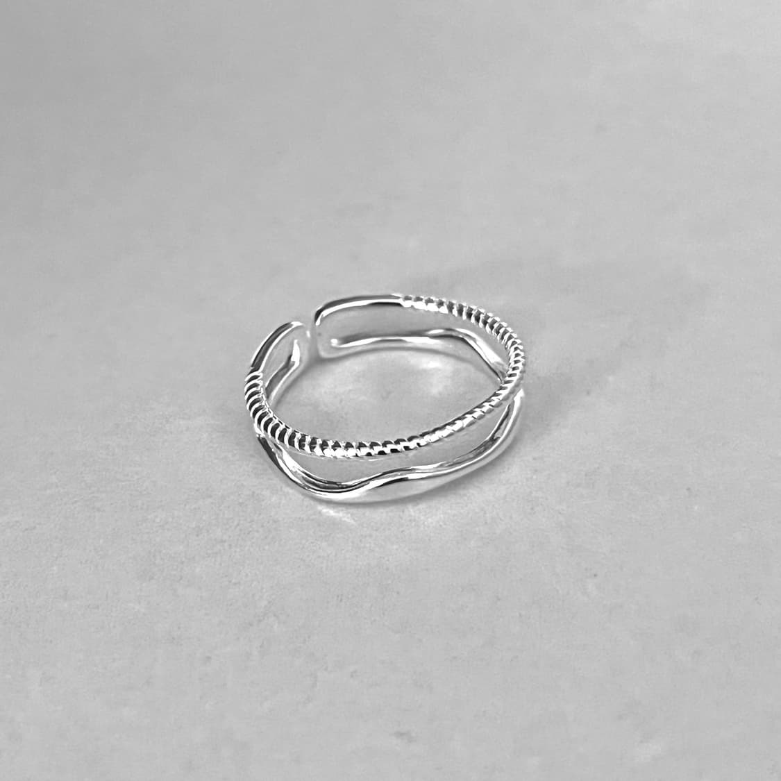 슬림 레이어드 반지 상품이미지2