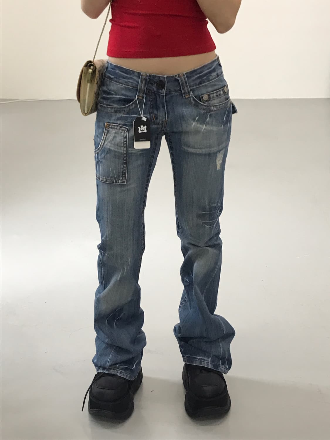 Jpn Patch detail Jeans 상품이미지2