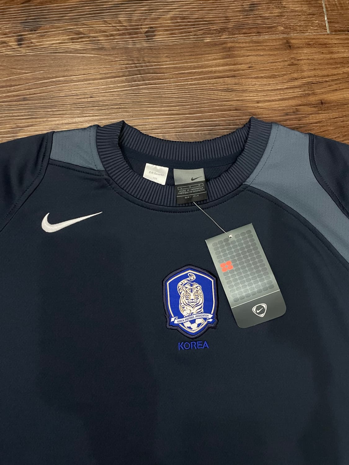 [새상품] 00s 나이키 대장 국가대표 국대 쉘탑 웜업 네이비 상품이미지2