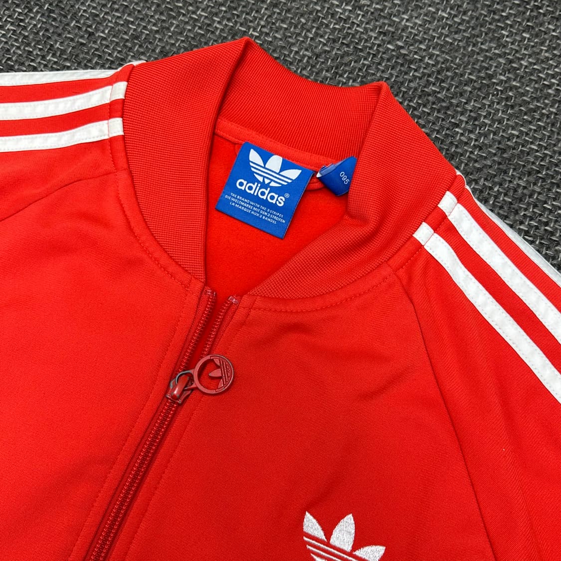 아디다스 빈티지 슈퍼스타 레드 져지 95 상품이미지7