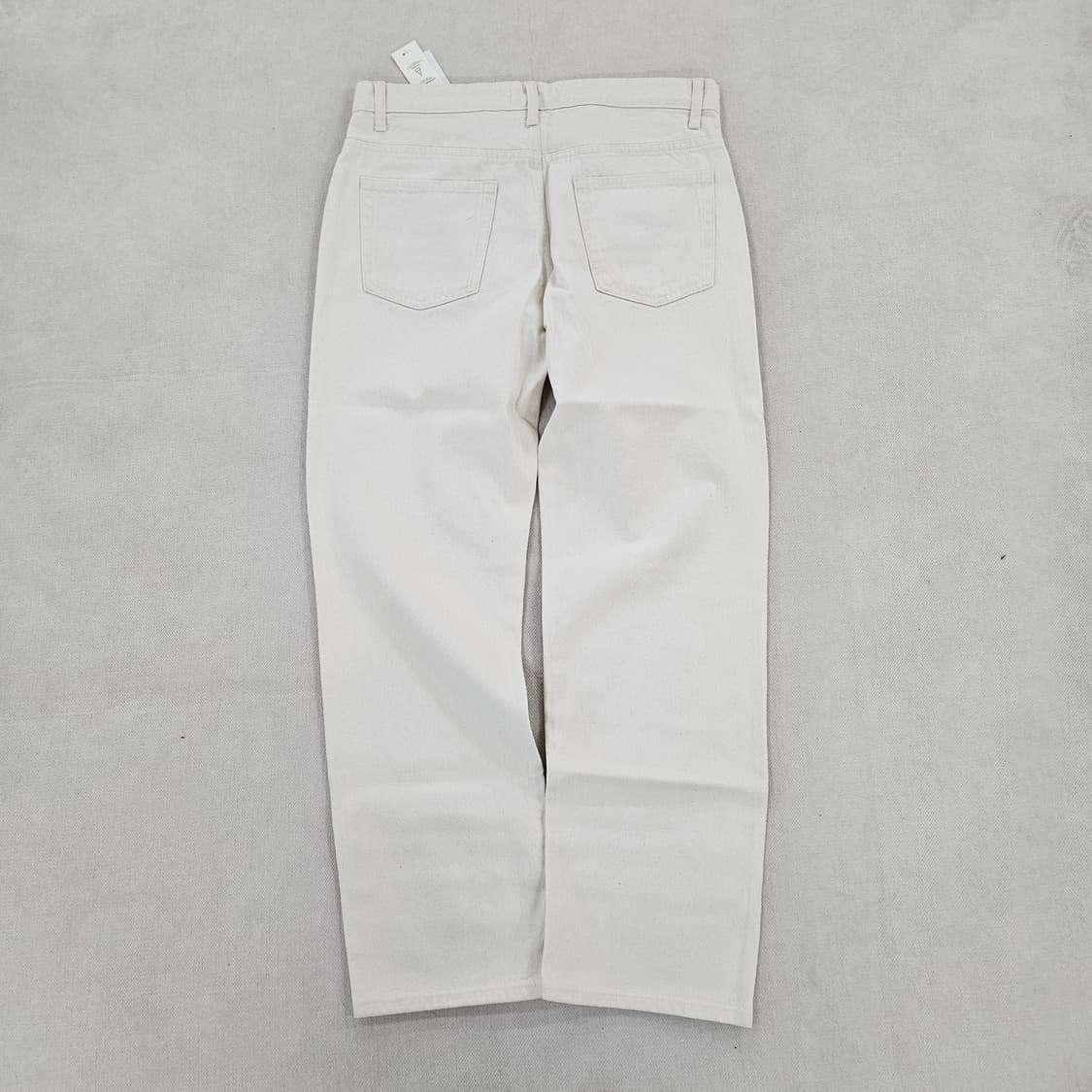 [32] 새상품 탑텐 화이트 일자 코튼 치노 면팬츠 0120Y2 상품이미지4