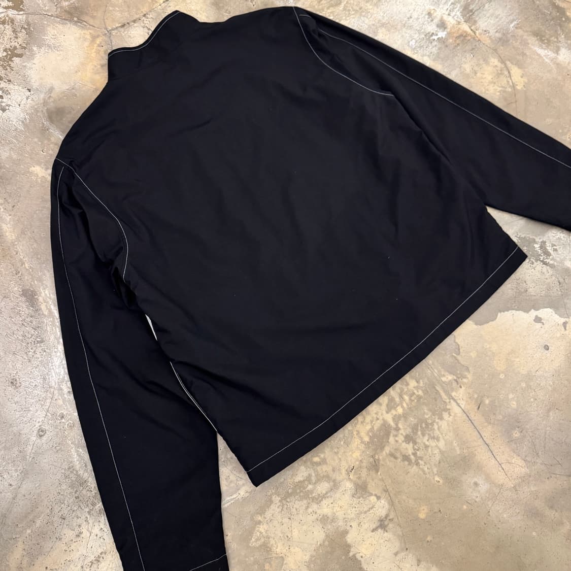 스투시 패널 트랙 자켓 블랙 상품이미지6