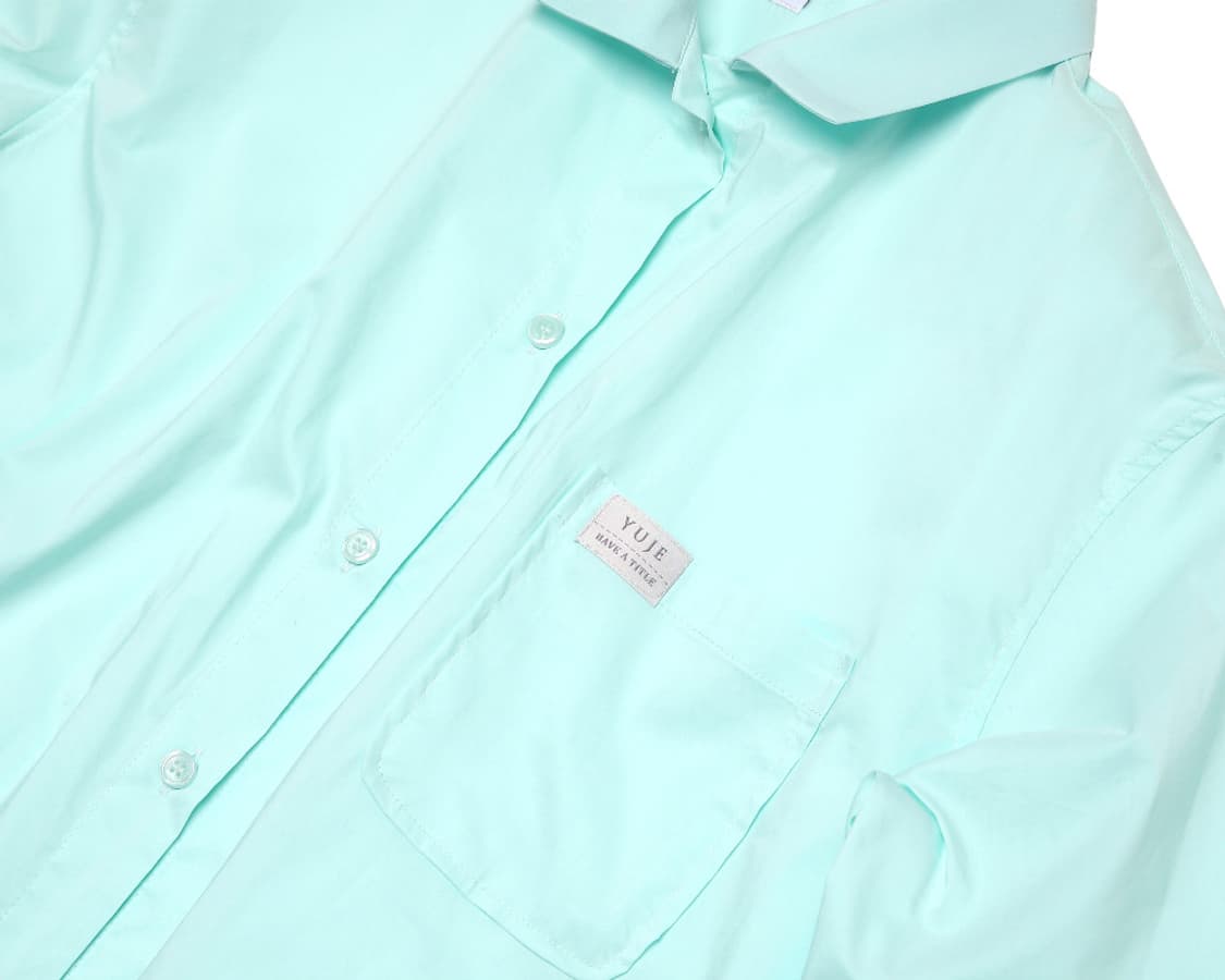 유제 yuje LAUNDRY SOLID SHIRTS (mint) 상품이미지2