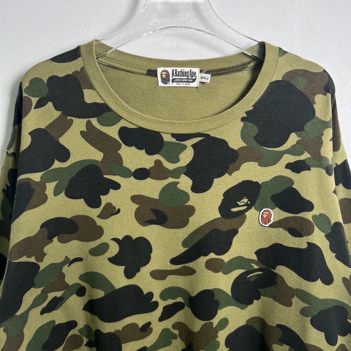 Bape 베이프 카모 원 포인트 반팔 티셔츠 2XL 상품이미지5