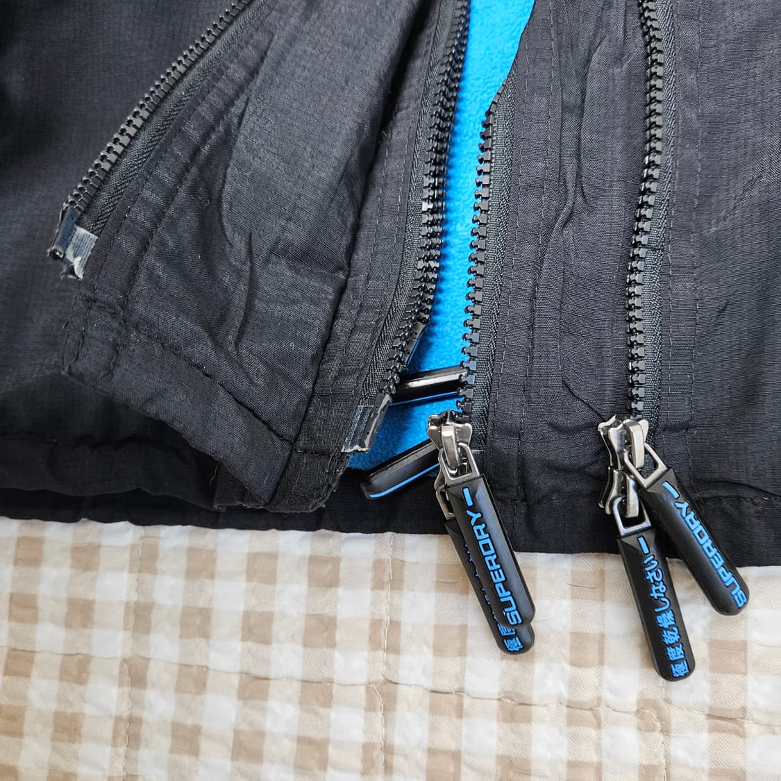 슈퍼드라이 기모 바람막이 후드집업 자켓 남자100 상품이미지9