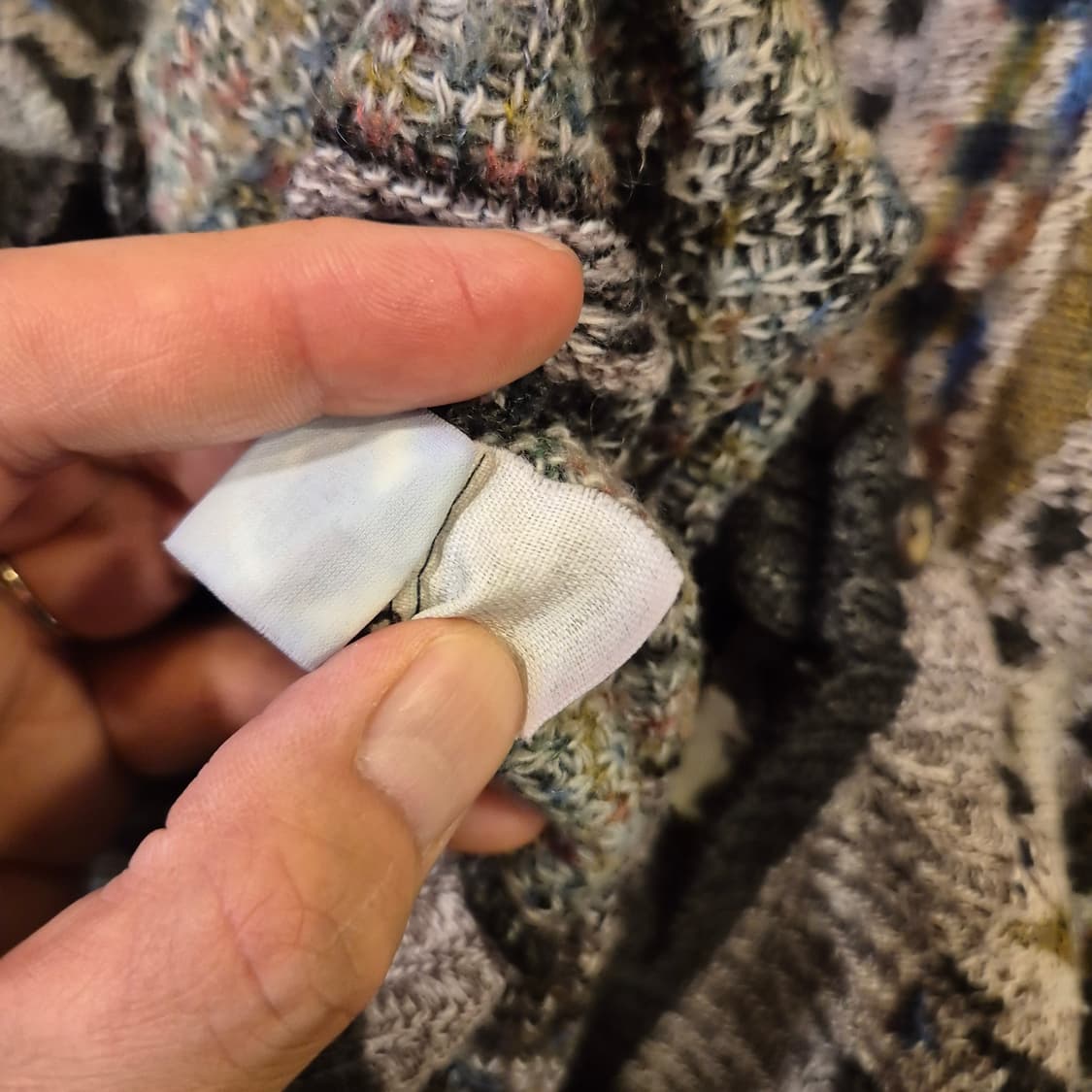 FREE. 기하학패턴 니트조끼 상품이미지4