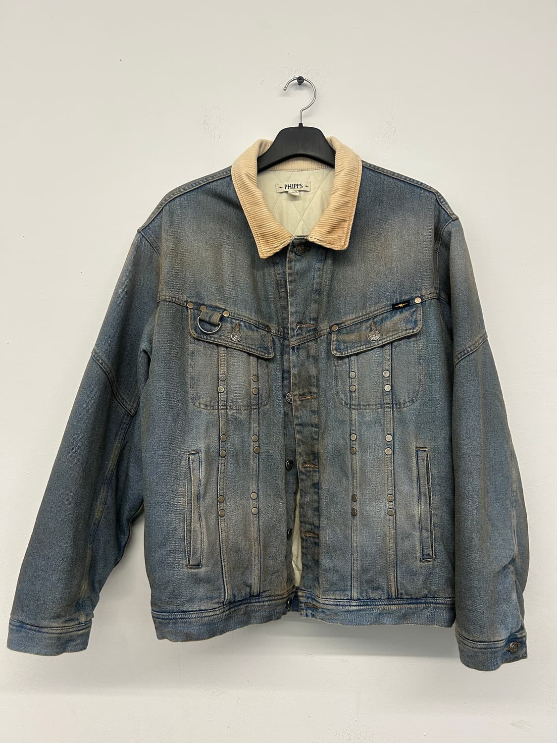 PHIPPS 핍스 스터드 데님 재킷 상품이미지1