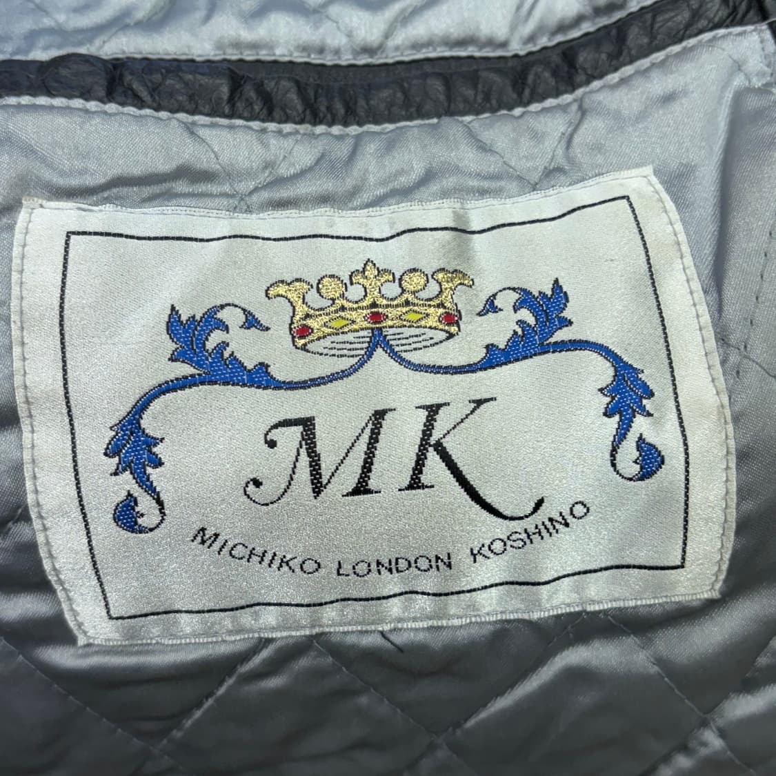 100 미치코코시노 90s 레더 자켓 상품이미지5