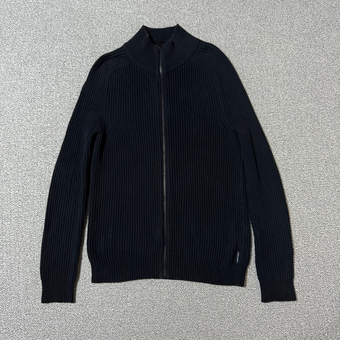 알마니 골지 니트 집업 남성용 상품이미지3