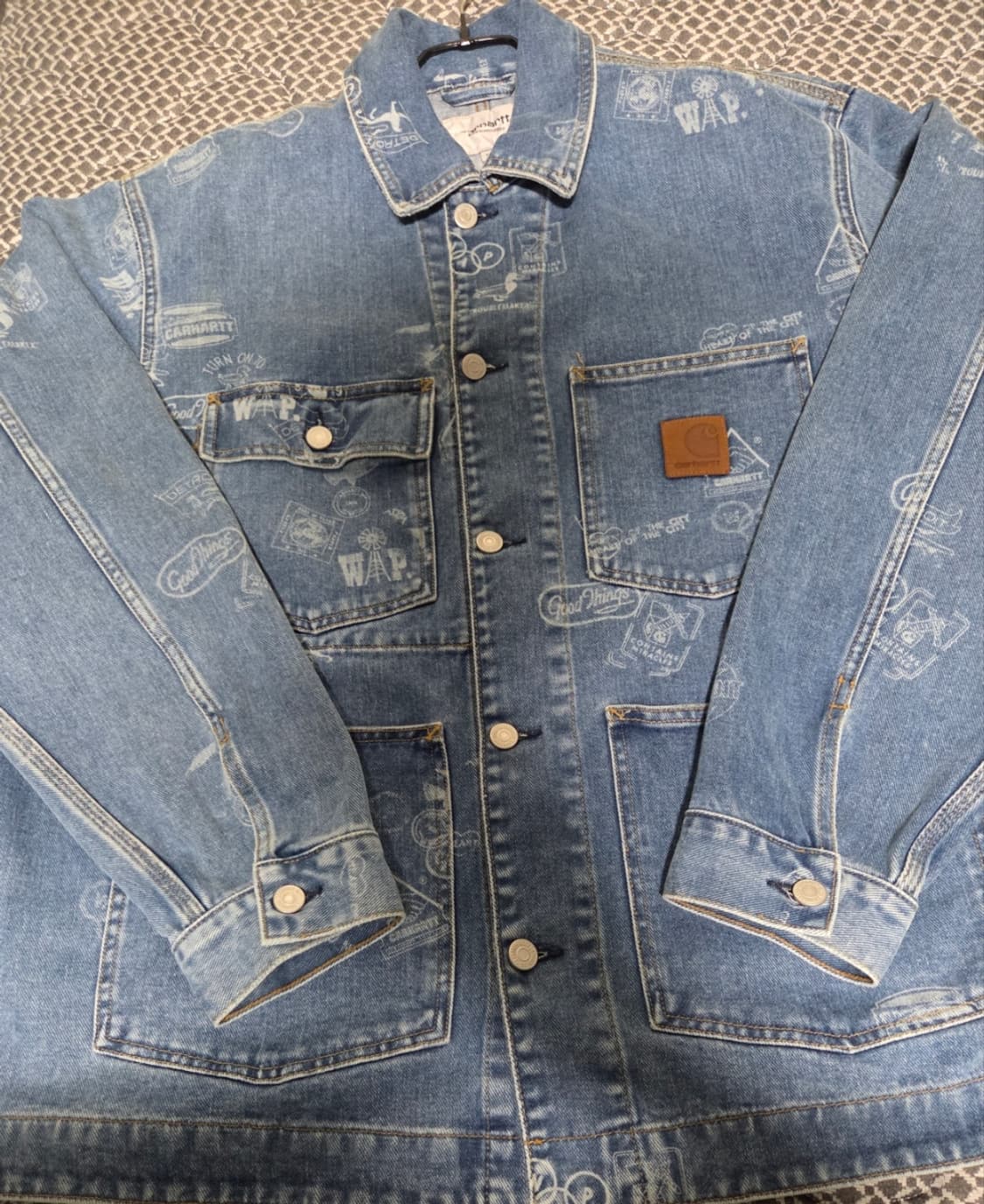 칼하트윕 스탬프 자켓 L 상품이미지4