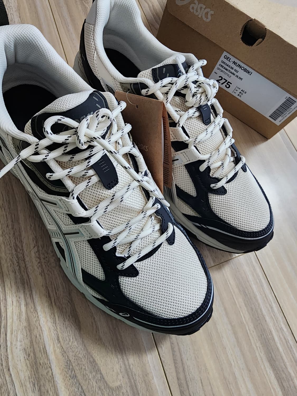 아식스젤누노비키크림운동화스니커즈275 상품이미지5