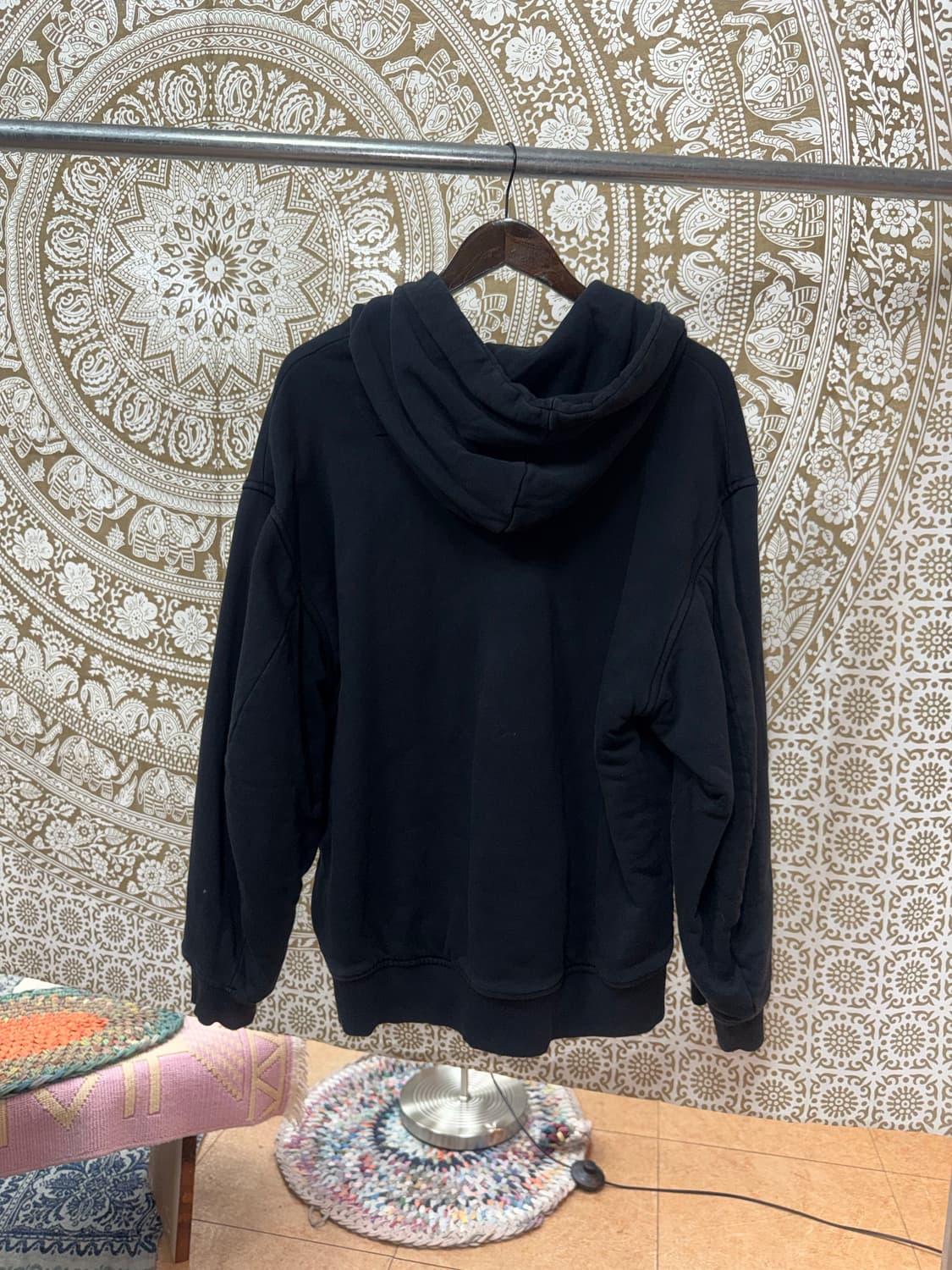 ACNE 아크네 사이드지퍼 블랙 후드티  상품이미지5