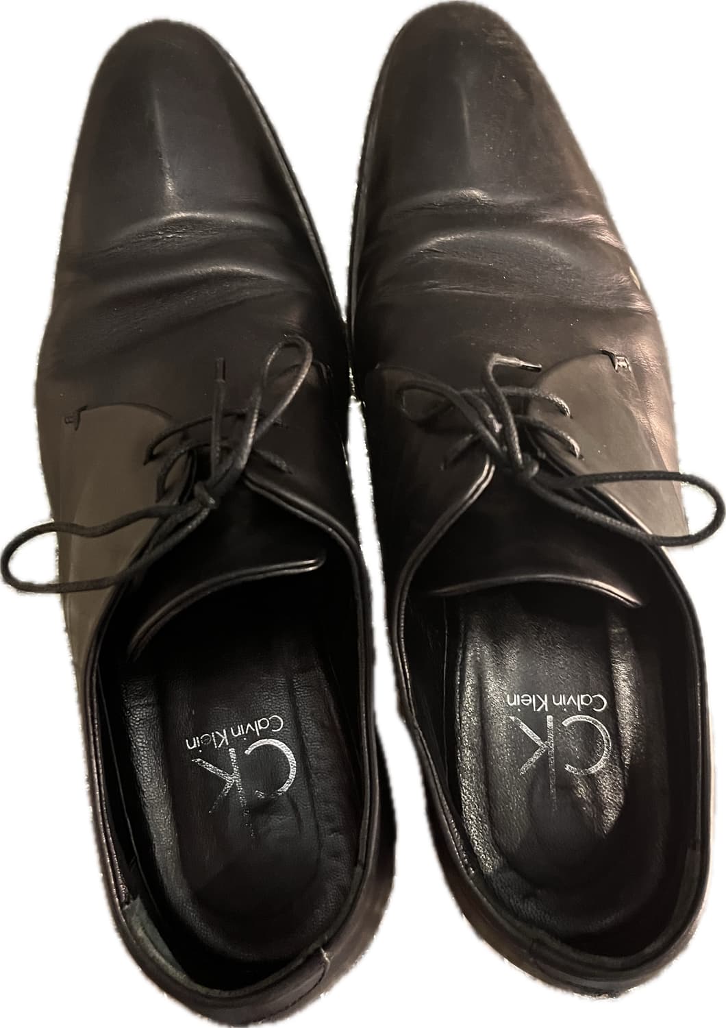 (42) 빈티지 캘빈 클라인 엘롱게이티드 토 더비슈즈 상품이미지2