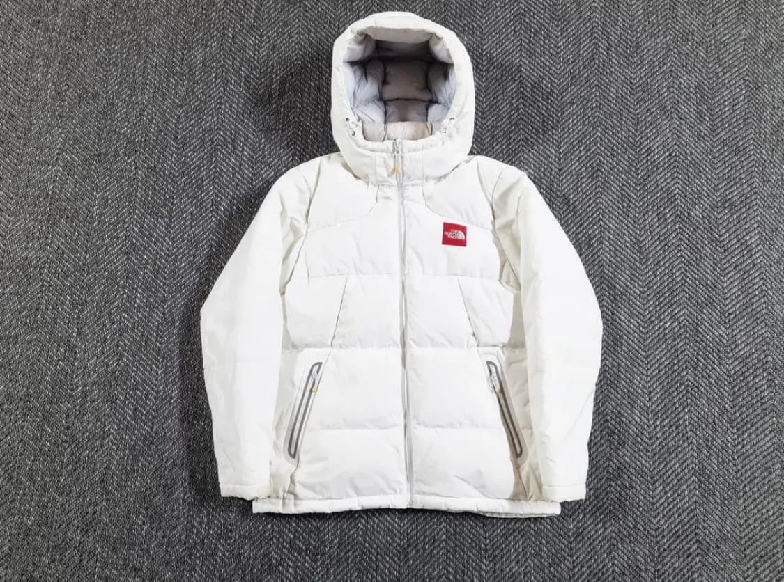 노스페이스 아이보리 화이트 패딩 상품이미지1