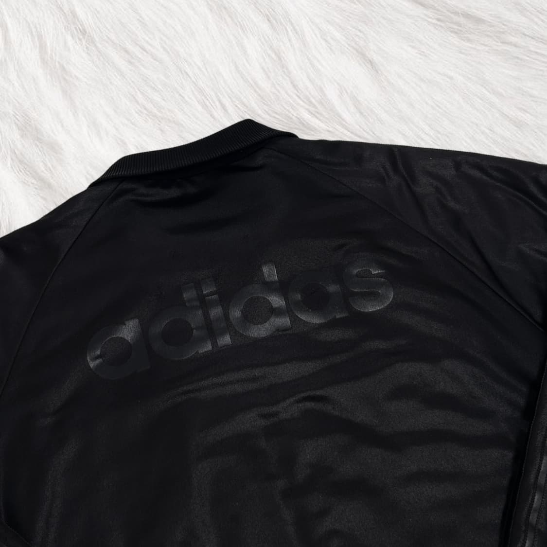 아디다스 빅로고 블랙 누빔 자켓 상품이미지7